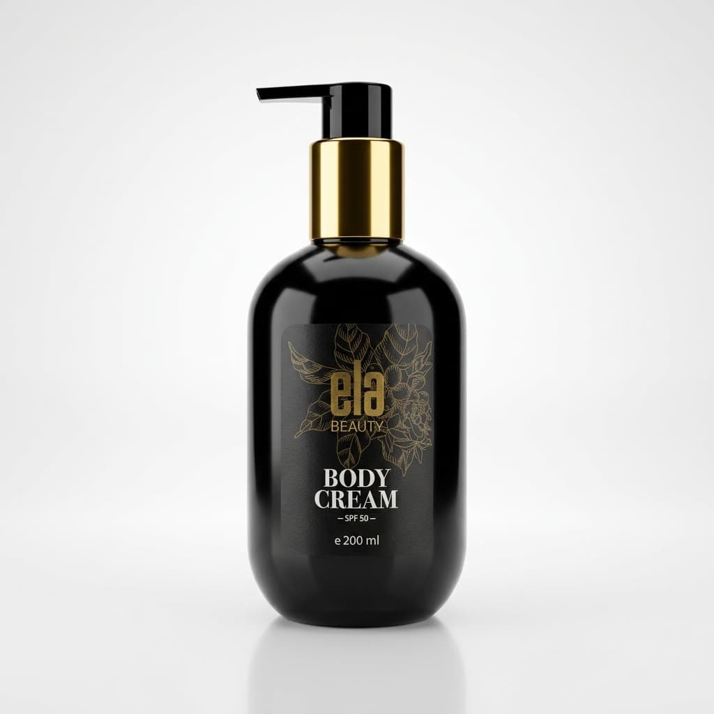 Ela body cream bottle